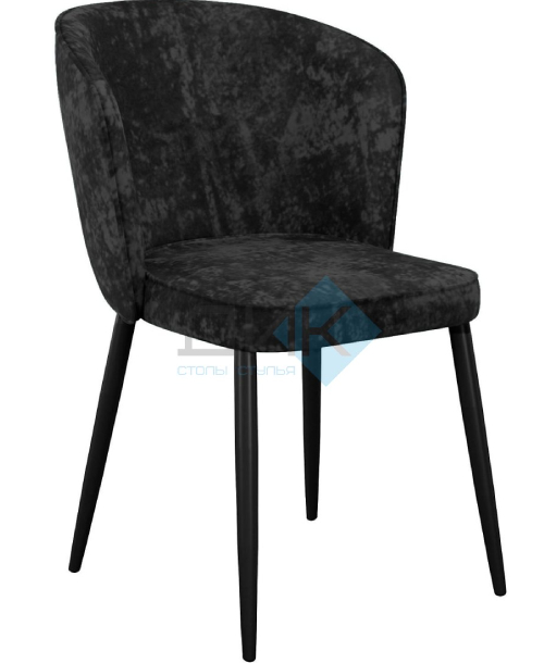 Кухонный стул DikLine 347 Black (микровелюр M)