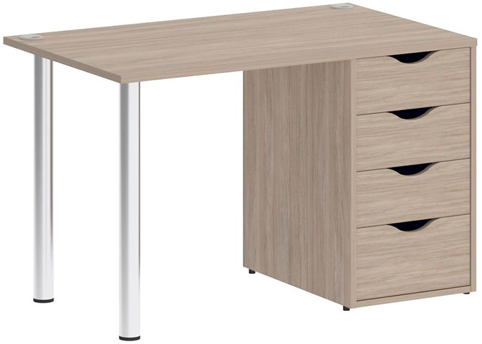 Стол Riva Home Office VR.SP-3-118.4 Silver