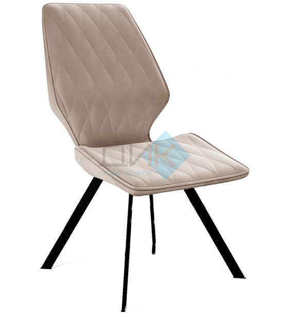 Кухонный стул DikLine 243 Black (микровелюр В)