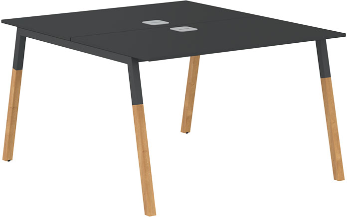 Двухместная рабочая станция Forta FWST 1113 Anthracite