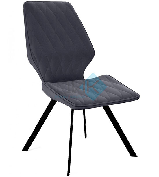 Кухонный стул DikLine 243 Black (микровелюр В)