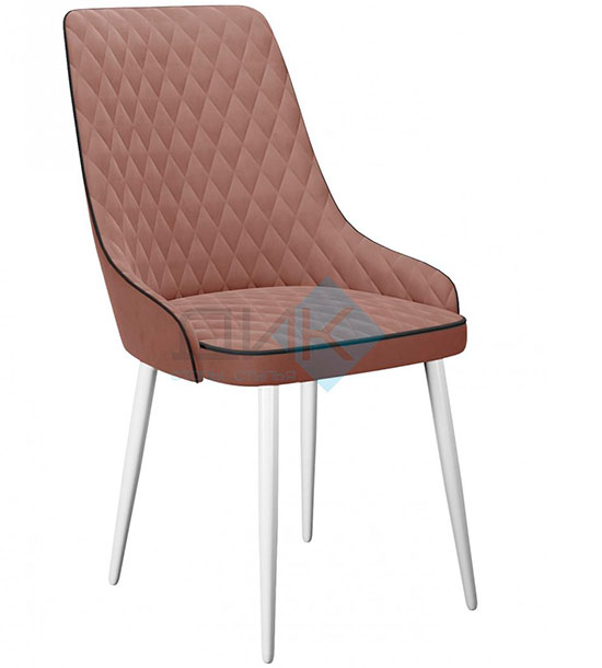 Кухонный стул DikLine 305 White (микровелюр Z)