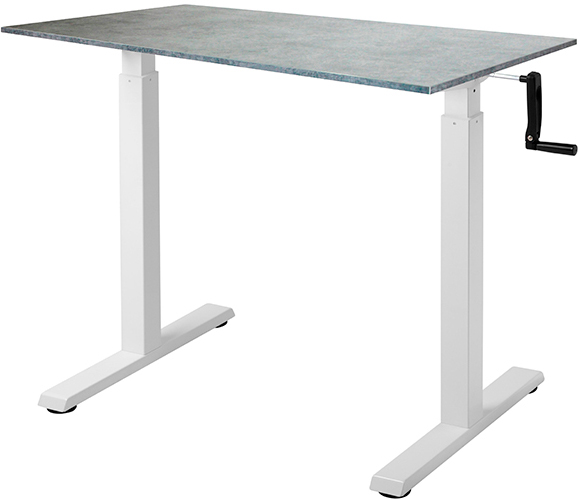 Механический подъемный стол Kingstyle Manual N06-22D White