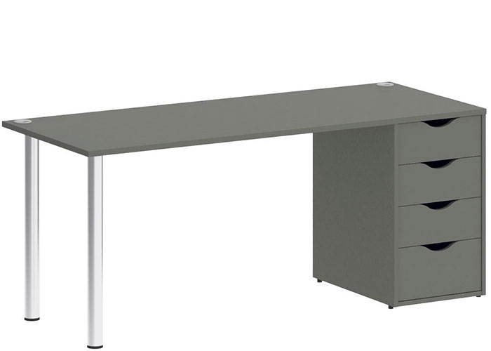 Стол Riva Home Office VR.SP-3-178.4 Silver