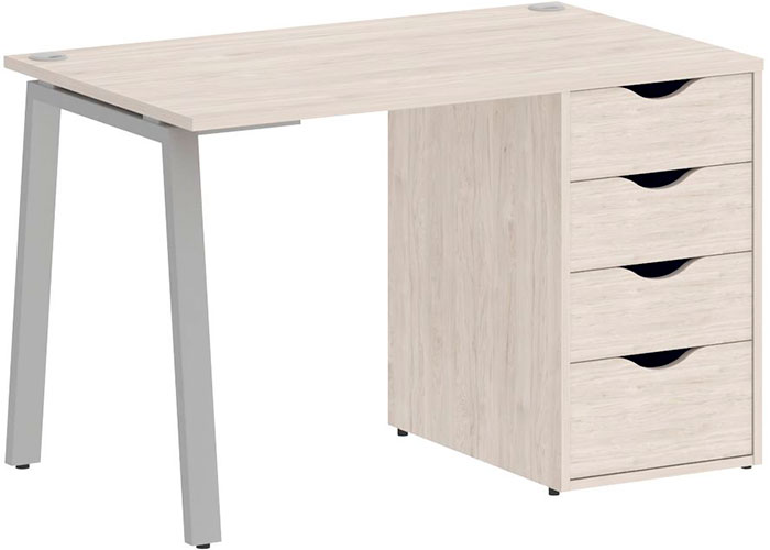 Стол Riva Home Office VR.SP-3-118.4.A Silver