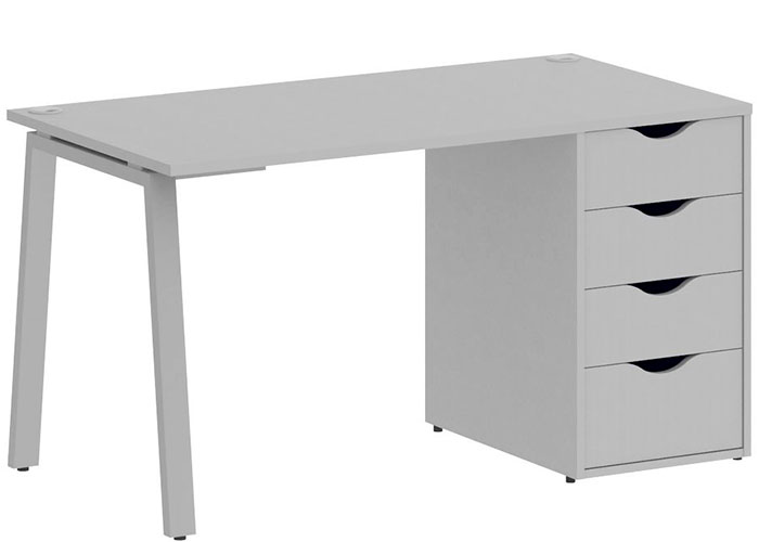 Стол Riva Home Office VR.SP-3-138.4.A Silver