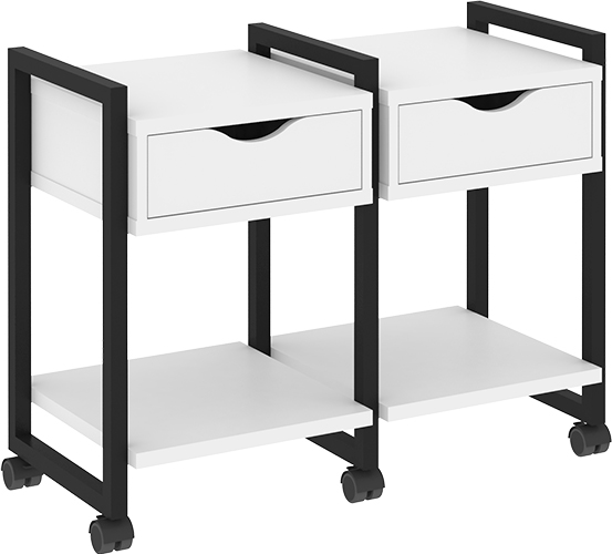 Тумба подкатная RIVA VR.L-TN-1.K Black