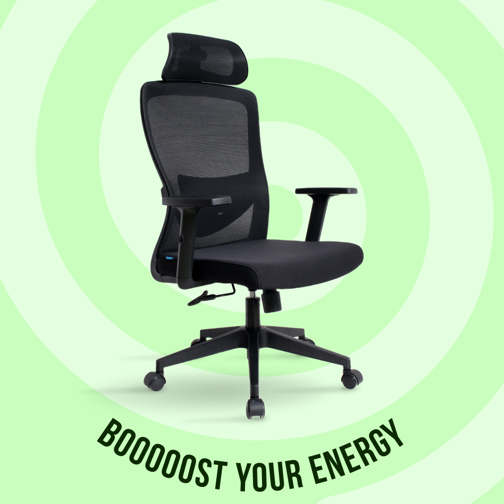 Офисное кресло BOOST Ace Black