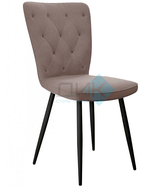Кухонный стул DikLine 244 Black (микровелюр Z)