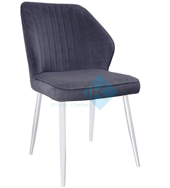Кухонный стул DikLine 222 White (велюр В)