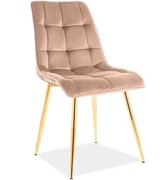 Кухонный стул Signal Chic Velvet Gold