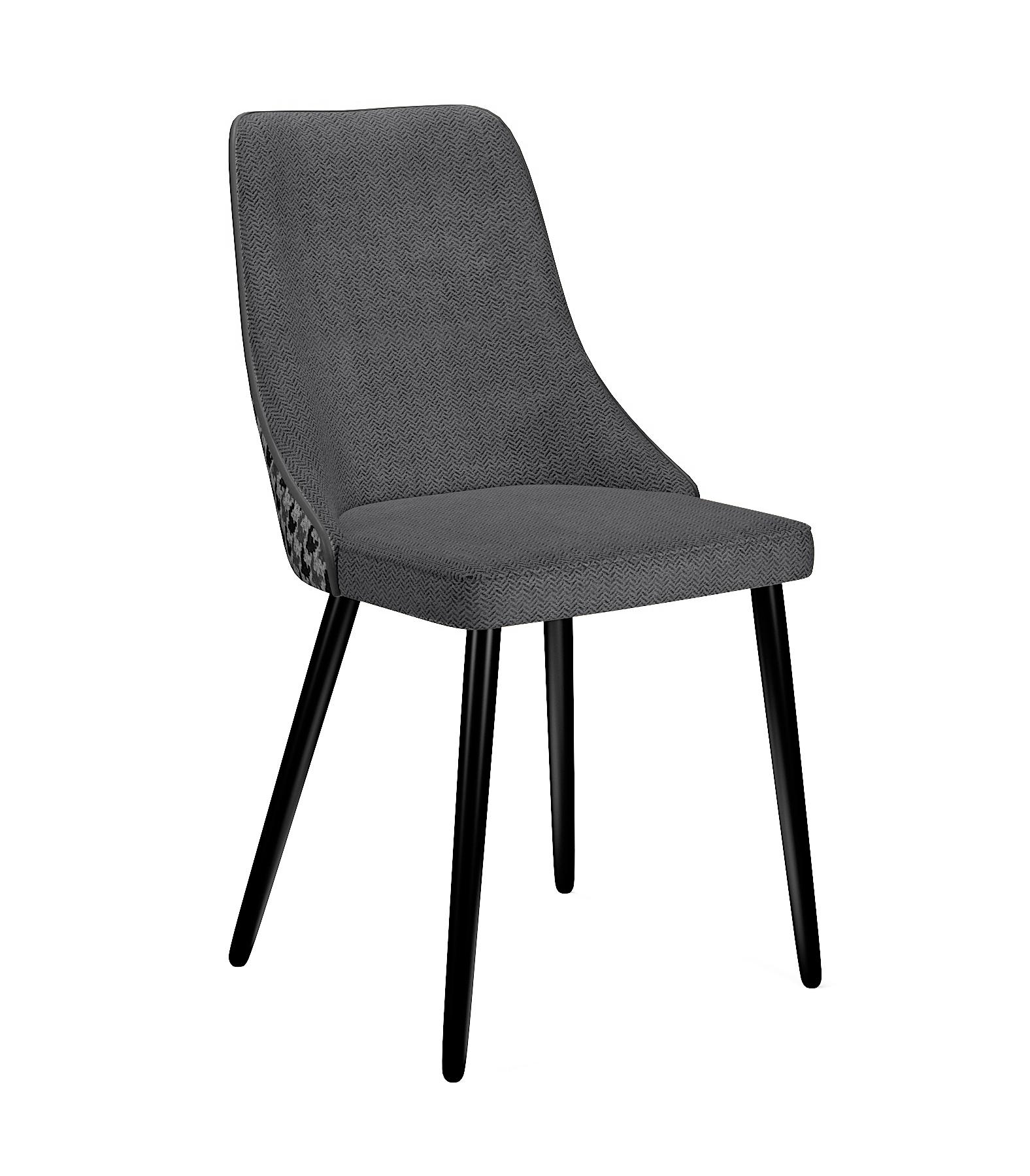 Кухонный стул DikLine 286 Black (микровелюр SB)