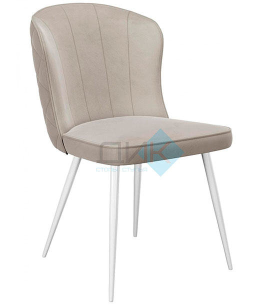 Кухонный стул DikLine 209 White (велюр В)