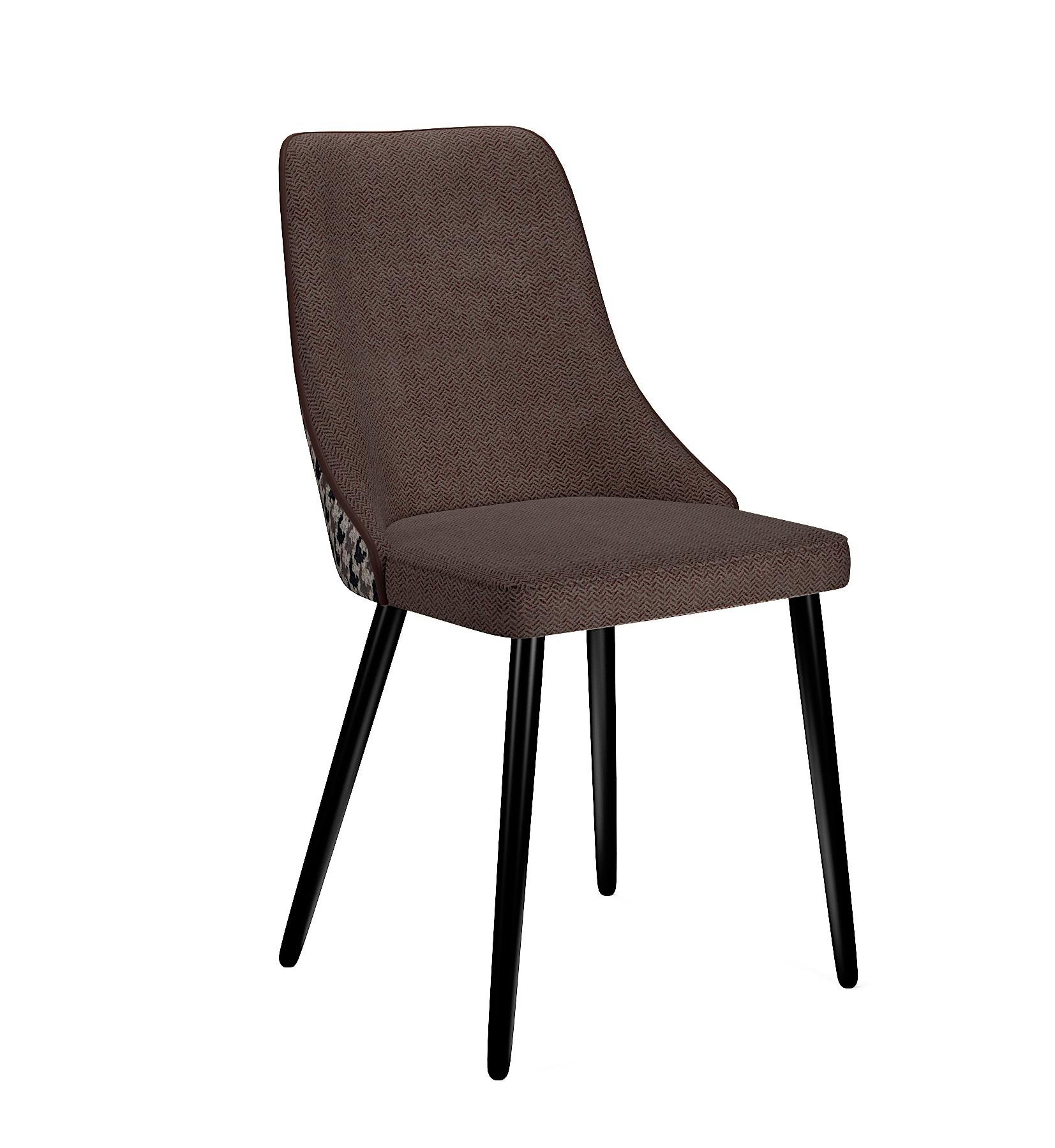 Кухонный стул DikLine 286 Black (микровелюр SB)