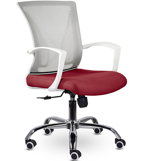 Офисное кресло Энжел CH-800 White (хром)