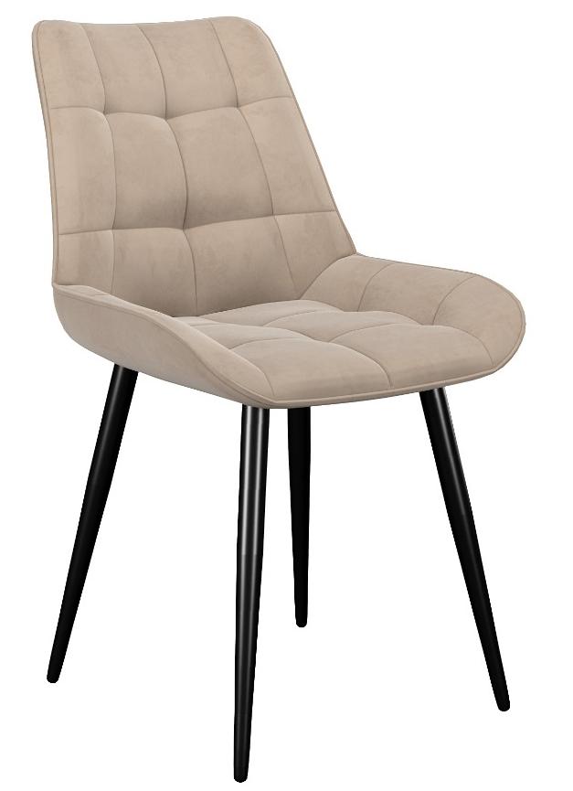 Кухонный стул DikLine 206М Black (микровелюр В)