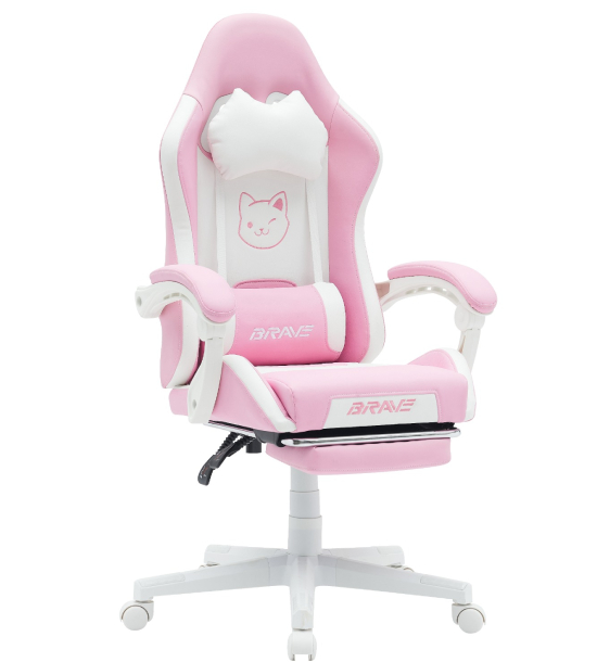 Геймерское кресло Brave Kitten Pink