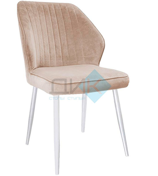 Кухонный стул DikLine 222 White (велюр В)