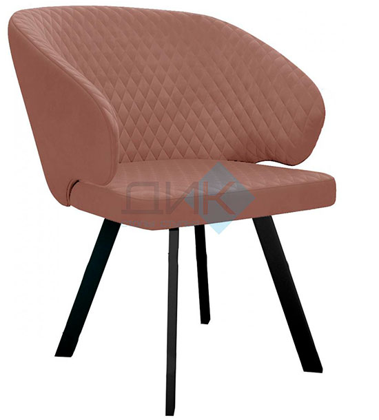 Кухонный стул DikLine 265 Black (микровелюр)