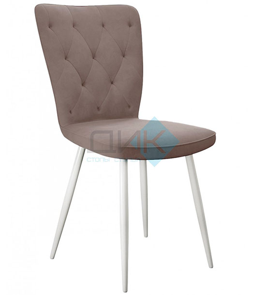 Кухонный стул DikLine 244 White (микровелюр Z)
