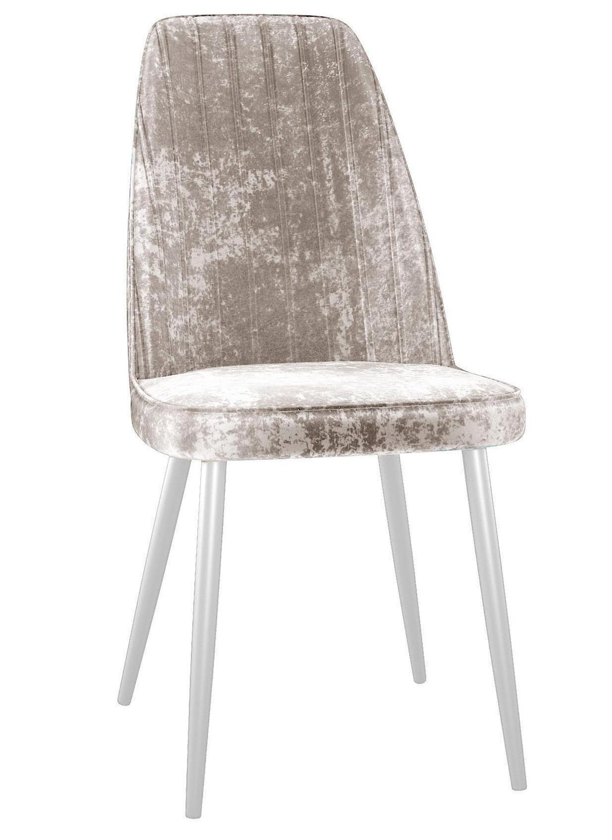 Кухонный стул DikLine 326 White (микровелюр M)