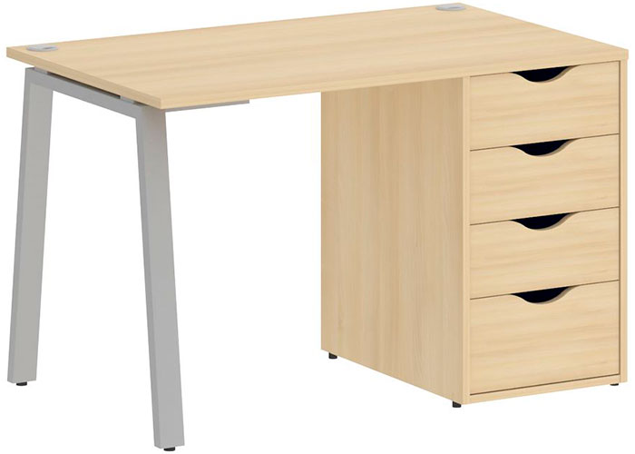 Стол Riva Home Office VR.SP-3-118.4.A Silver