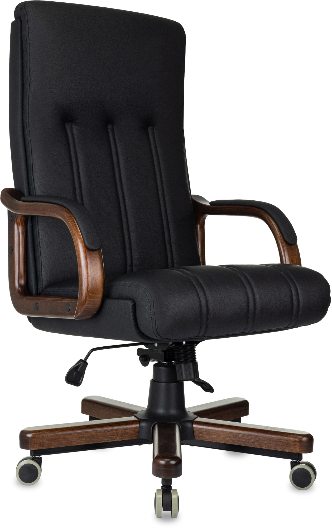 Офисное кресло Бюрократ T-9932 Walnut (кожа)