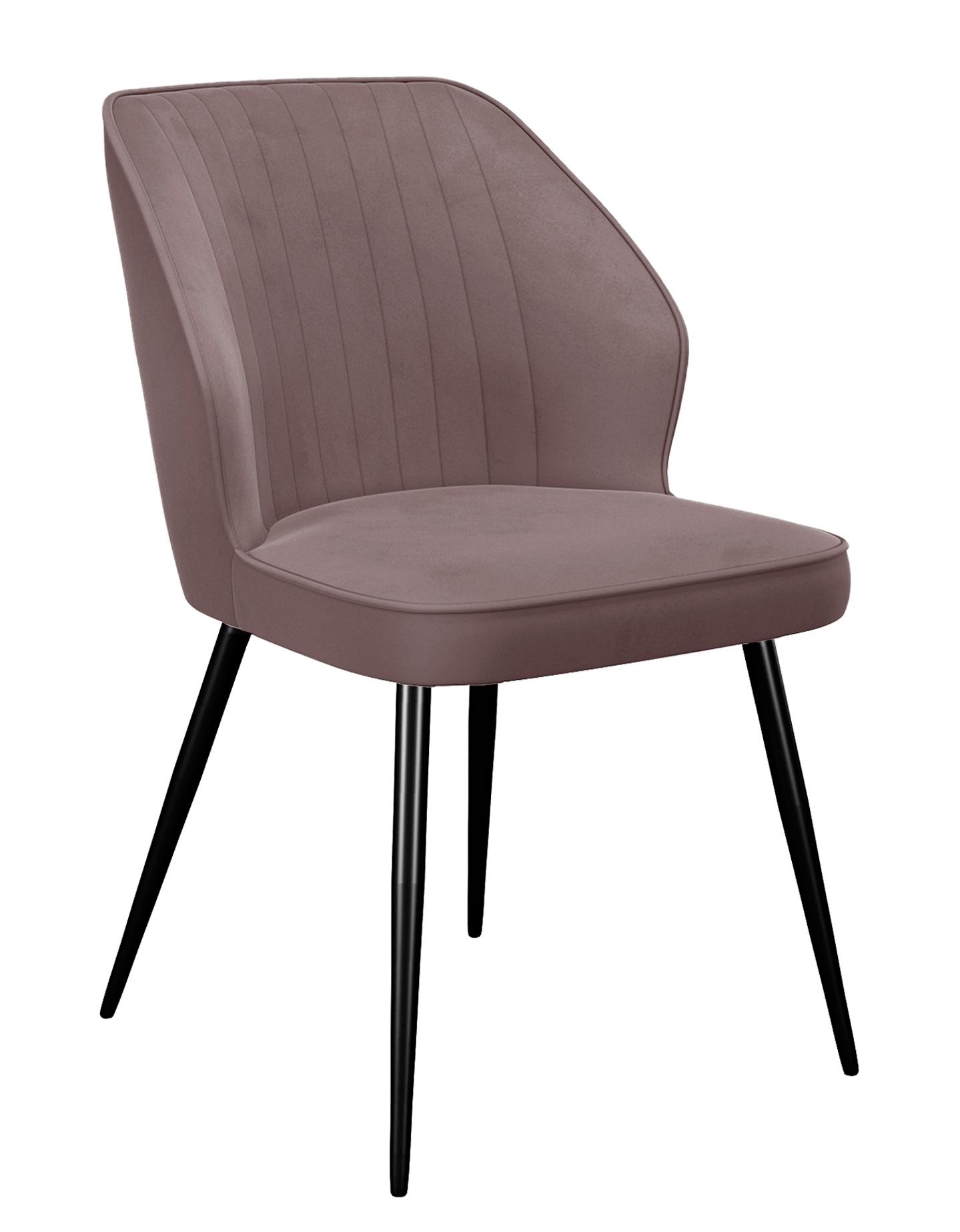 Кухонный стул DikLine 222 Black (велюр В)