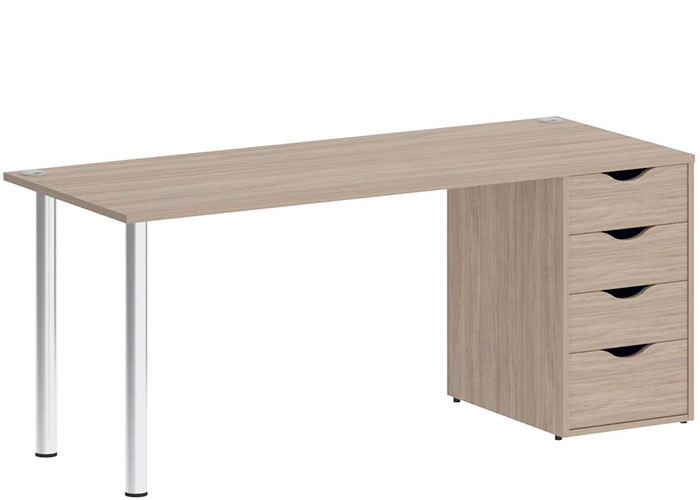 Стол Riva Home Office VR.SP-3-178.4 Silver