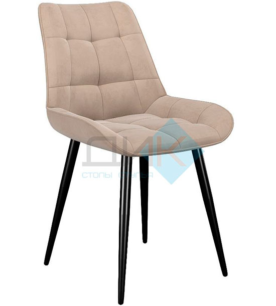 Кухонный стул DikLine 206М Black (микровелюр В)