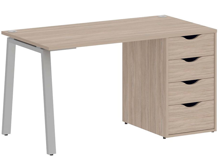 Стол Riva Home Office VR.SP-3-138.4.A Silver