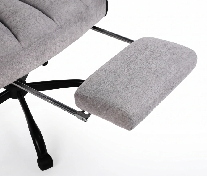 Kingstyle Pluffy Fabric Black, светло-серый