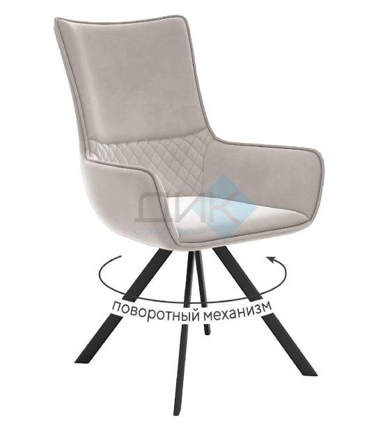 Кухонный стул DikLine 289 Black (микровелюр E)