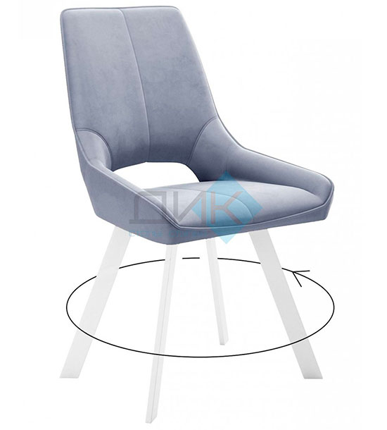 Кухонный стул DikLine 268 White (микровелюр Z)