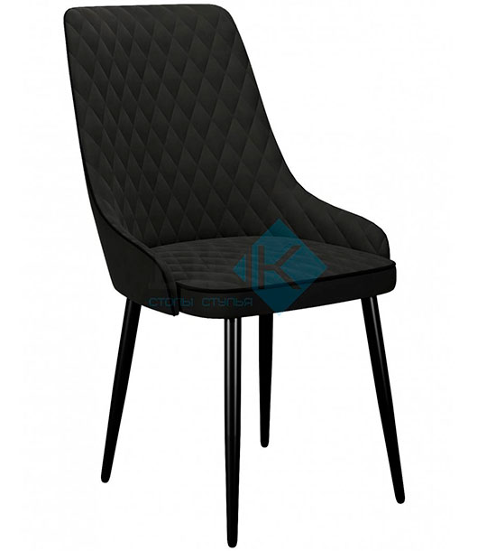Кухонный стул DikLine 305 Black (микровелюр К)