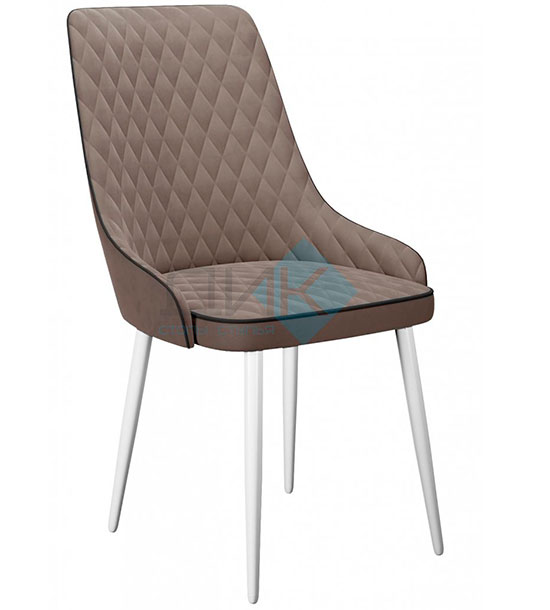Кухонный стул DikLine 305 White (микровелюр Z)