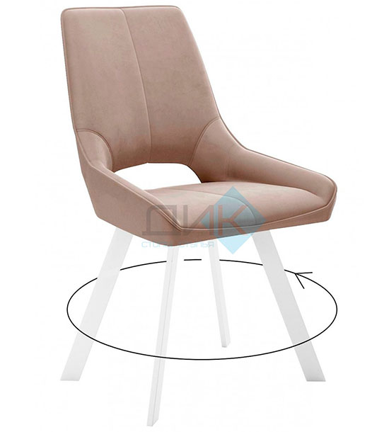 Кухонный стул DikLine 268 White (микровелюр Z)