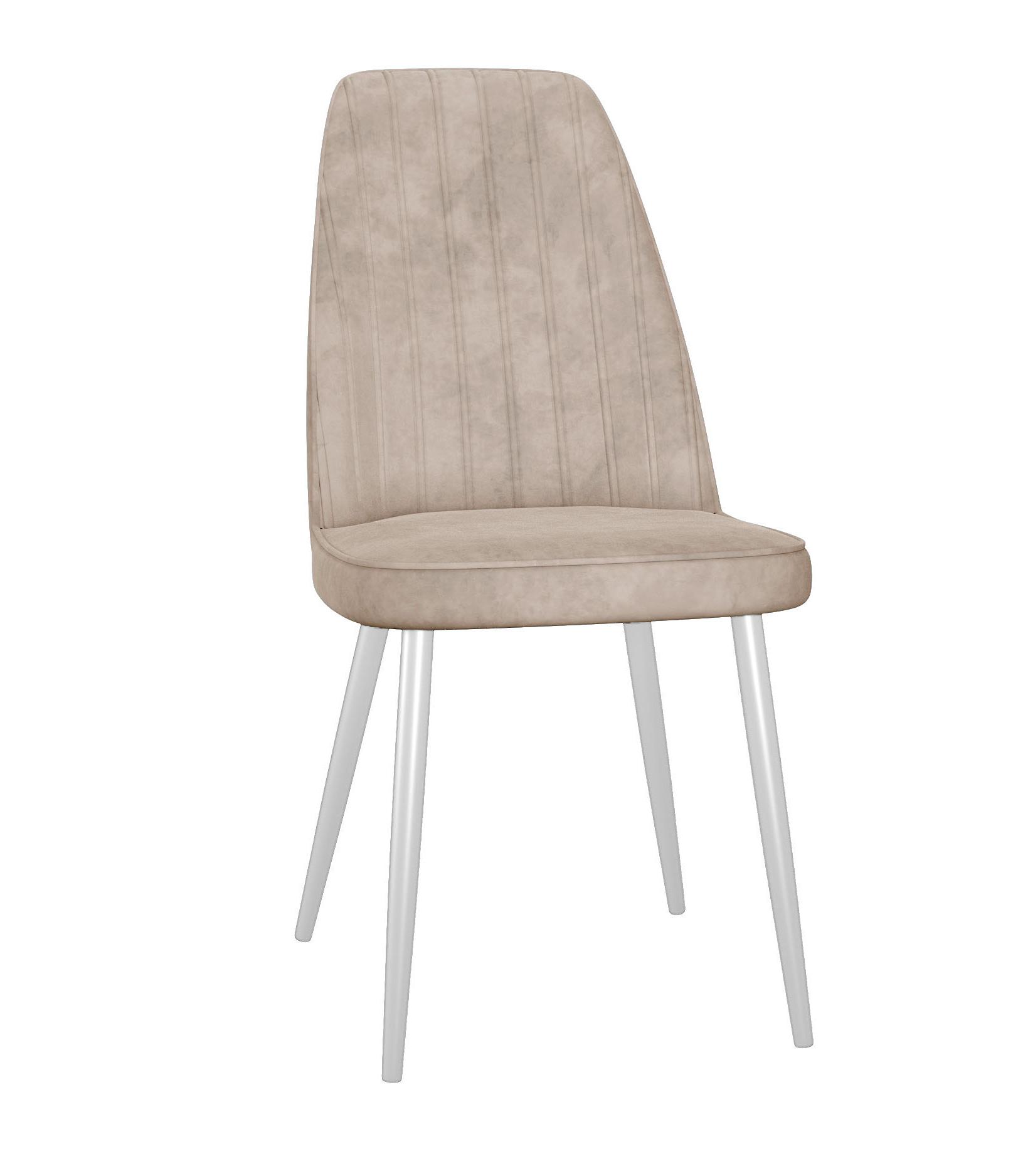 Кухонный стул DikLine 326 White (микровелюр B)