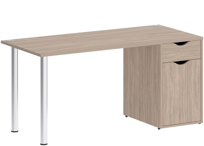 Стол Riva Home Office VR.SP-3-158.1 Silver