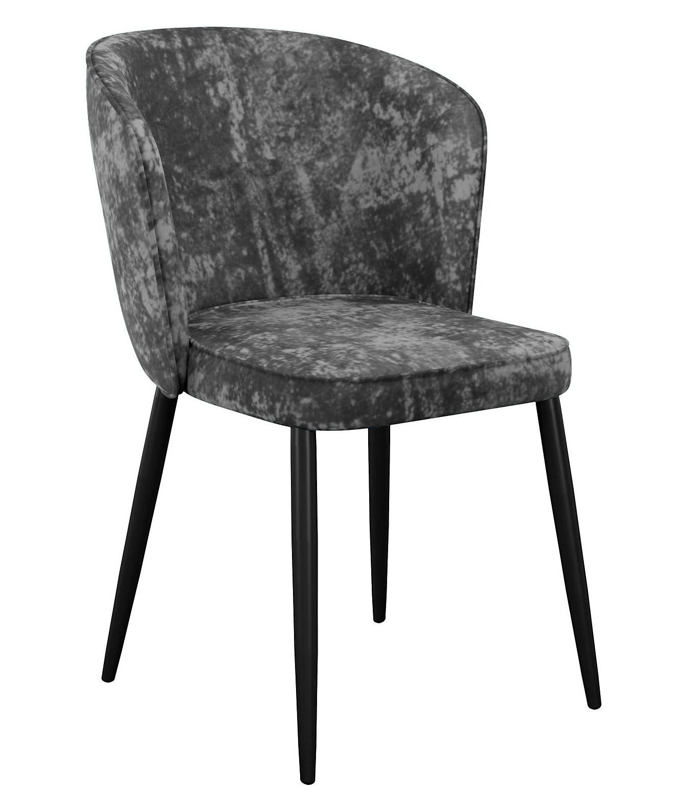 Кухонный стул DikLine 347 Black (микровелюр M)