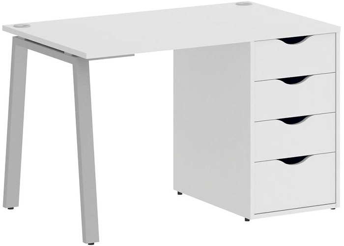 Стол Riva Home Office VR.SP-3-118.4.A Silver