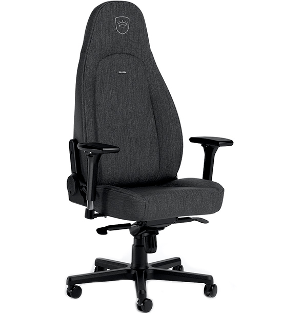 Офисное кресло «Noblechairs Icon TX Fabric Anthracite» купить в Минске • Гродно • Гомеле • Могилеве