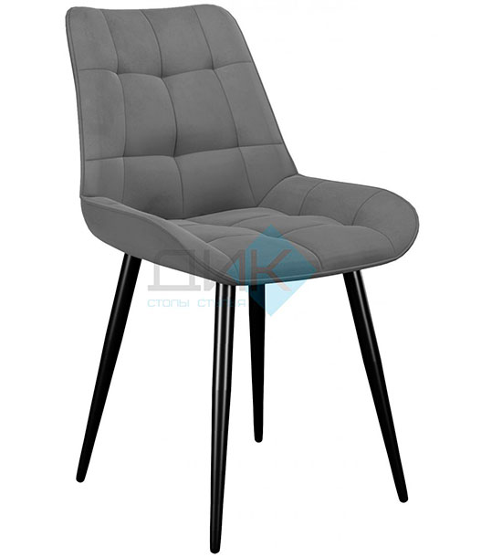 Кухонный стул DikLine 206М Black (микровелюр В)