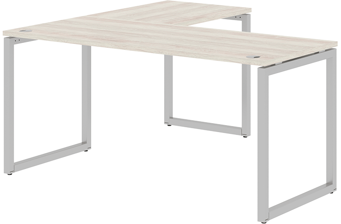 Стол угловой Xten-Q XQCT 1615 Silver (R)