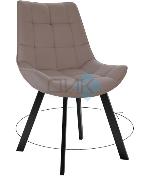 Кухонный стул DikLine 263 Black (микровелюр B)