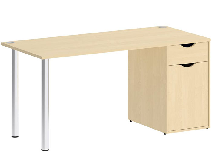 Стол Riva Home Office VR.SP-3-158.1 Silver