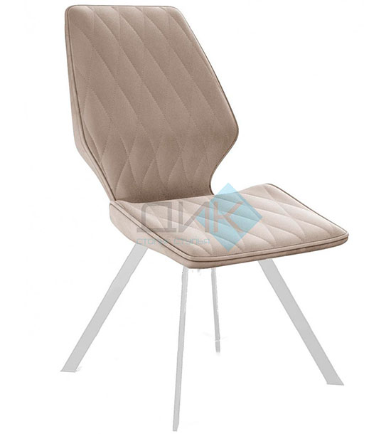 Кухонный стул DikLine 243 White (микровелюр В)