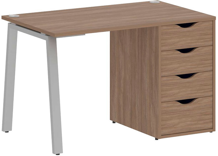 Стол Riva Home Office VR.SP-3-118.4.A Silver
