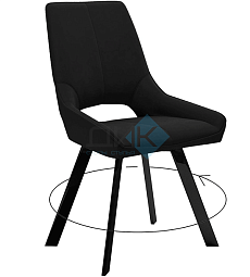 Офисное кресло «DikLine 268 Black (микровелюр Z)» купить в Минске • Гродно • Гомеле • Могилеве