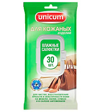 Купить «UNICUM Влажные салфетки для кожаных изделий» - Салон «KingStyle»